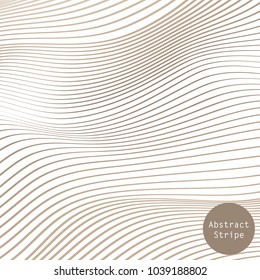 Wave abstract stripe design vector background presentation