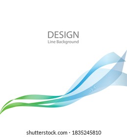 Wave Abstract vector background, Transparent waved lines for brochure, website, flyer design.
