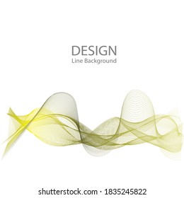 Wave Abstract vector background, Transparent waved lines for brochure, website, flyer design.