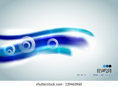 Diseño de abstracción de ondas