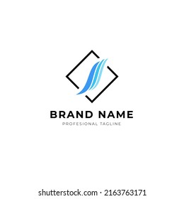 Wave Abtract Logo Design Vector 