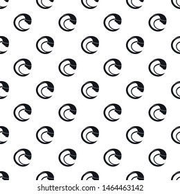 Wave aqua pattern seamless vector repeat geometric for any web design