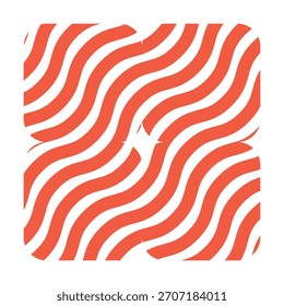 Wave art icon pack with matching colour background, 3000x3000px, Abstract Square Designs in Bold Color Variations, Minimalist Line Patterns for Creative Projects.