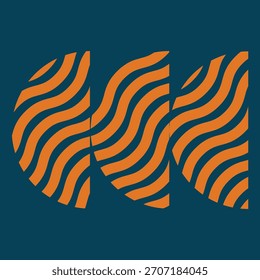 Wave art icon pack with matching colour background, 3000x3000px, Abstract Square Designs in Bold Color Variations, Minimalist Line Patterns for Creative Projects.