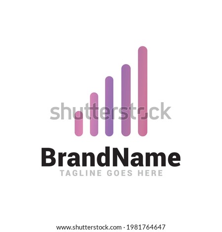 wave audio equalizer logo icon vector template.