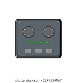 wave audio interface cartoon. wave audio interface sign. isolated symbol vector illustration