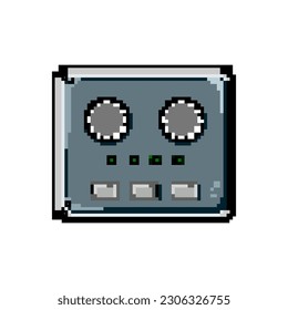 wave audio interface game pixel art retro vector. bit wave audio interface. old vintage illustration