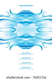 Wave background 10 eps. Perfect as invitation or announcement.
