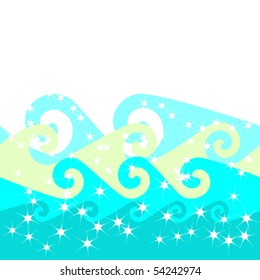 wave background