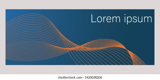 Wave Background abstract design, vector eps10, Nice design