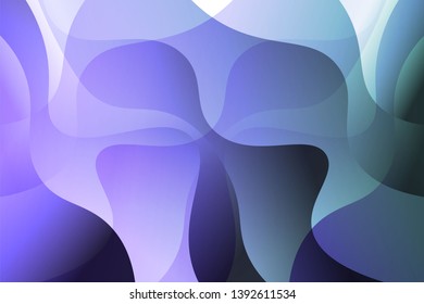 Wave background. Abstract geometric pattern. Vector illustration. Blue color