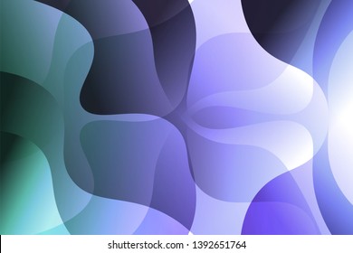 Wave background. Abstract geometric pattern. Vector illustration. Blue color