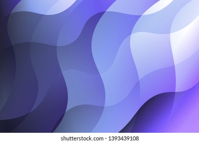 Wave background. Abstract geometric pattern. Vector illustration. Blue color
