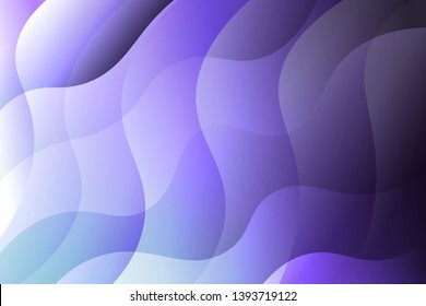 Wave background. Abstract geometric pattern. Vector illustration. Blue color
