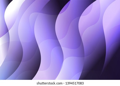 Wave background. Abstract geometric pattern. Vector illustration. Blue color