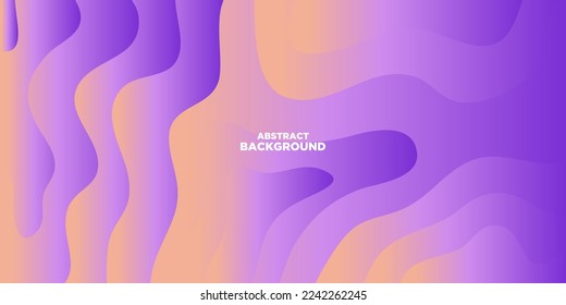 wave background with abstract shape and gradient color 
