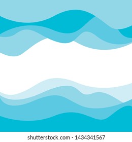 wave background for business template
