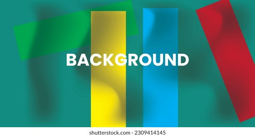 Una ola de colores de fondo en los ojos de todos