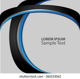 Wave background curve line on space shadow overlap and dimension modern texture pattern for text and message website design