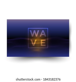 wave background design, sunlight background vector design