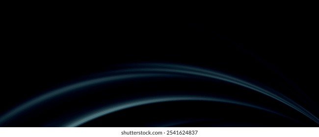 Fondo de onda con elegante efecto de onda de neón azul. Diseño de Premium para Fondo de pantalla, Anuncio, cartel.