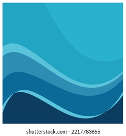wave background element vector nature illustration