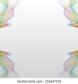 Wave background. EPS10 vector