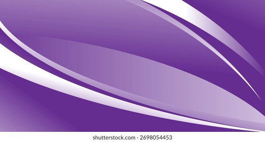 Fondo de la onda con el color púrpura degradado. Ilustración vectorial