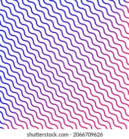 wave background with gradient, vector illustration