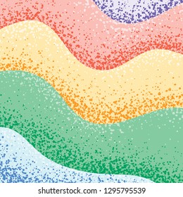 wave background with grain effect 