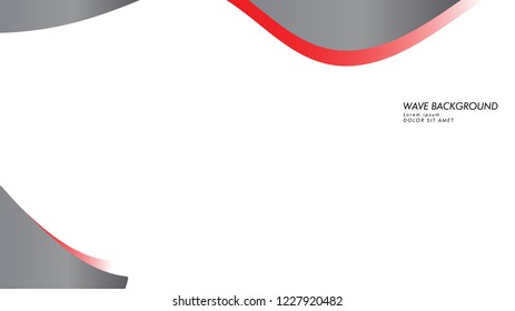 wave background with gray red color
