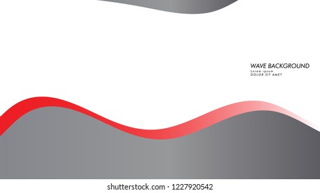 wave background with gray red color