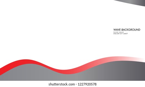 wave background with gray red color