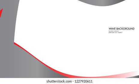 wave background with gray red color