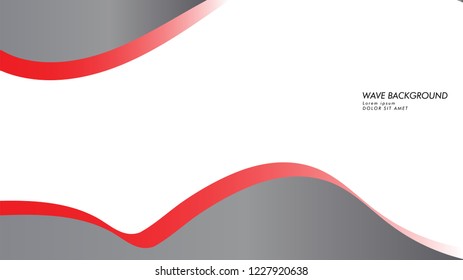 wave background with gray red color