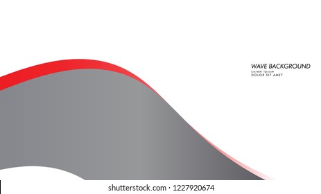 wave background with gray red color