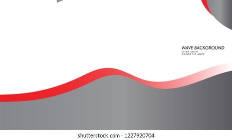 wave background with gray red color