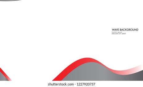 wave background with gray red color