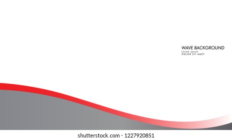 wave background with gray red color