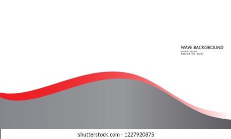 wave background with gray red color