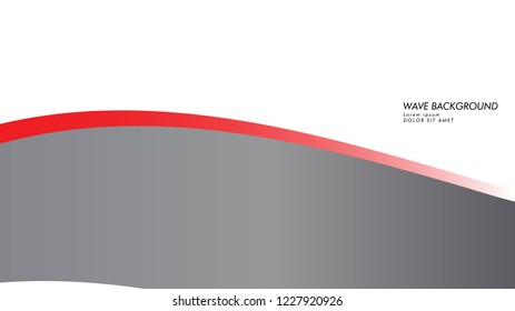 wave background with gray red color