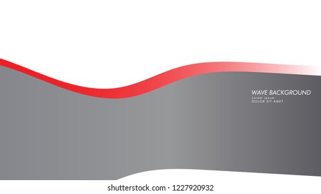 wave background with gray red color