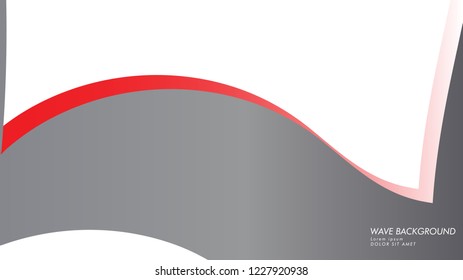 wave background with gray red color