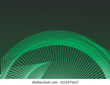fondo ondulado con diseño verde 