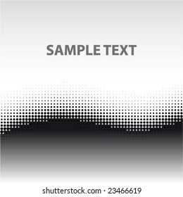 Wave background with halftone effect for your design