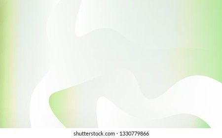 Wave background for holiday. Vector illustration with geometric shapes layers. Green color.