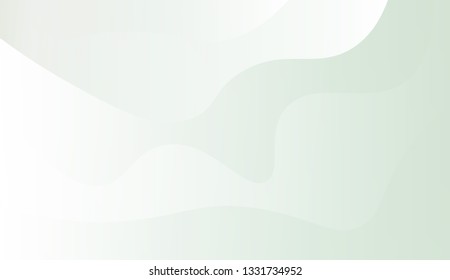 Wave background for holiday. Vector illustration with geometric shapes layers. Green color.