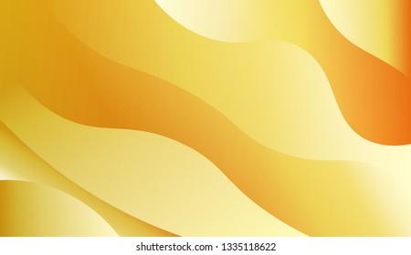 Wave background for holiday. Vector illustration with geometric shapes layers. Gradient.