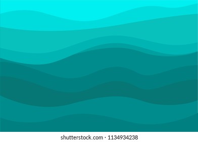 Wave background illustration