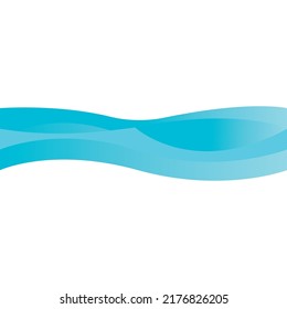 Plantilla de logotipo de la ilustración de fondo de onda.